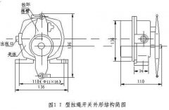 JYB/KS-2，JYB/KS-1雙向拉繩開關(guān)，事故開關(guān)KBW-220L防爆拉繩開關(guān)